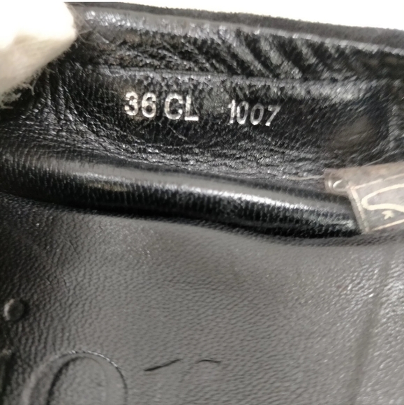 CHRISTIAN DIOR FLATS WOMEN BLACK SUEDE - Picture 3 of 9